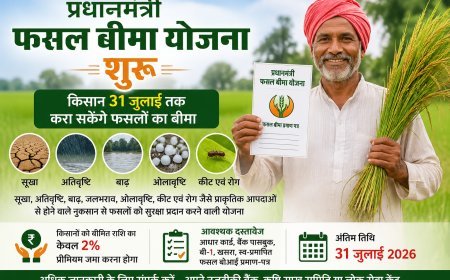 प्रधानमंत्री फसल बीमा योजना शुरू, किसान 31 जुलाई तक करा सकेंगे खरीफ फसलों का बीमा