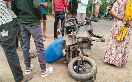 ओवरटेक की कोशिश बनी काल, ट्रेलर की टक्कर से पिता-पुत्र की मौत, मां गंभीर