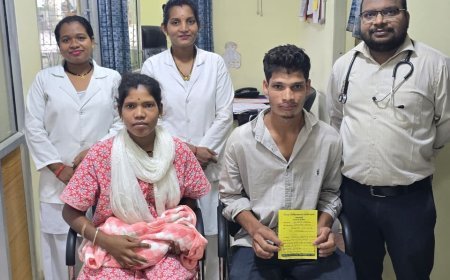 870 ग्राम के अति समयपूर्व नवजात को जिला अस्पताल ने दिया नया जीवन, एक माह बाद स्वस्थ होकर घर लौटा