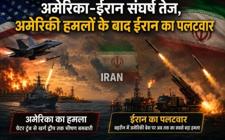 अमेरिका-ईरान संघर्ष तेज, अमेरिकी हमलों के बाद ईरान का पलटवार