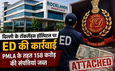 दिल्ली के रॉकलैंड्स हॉस्पिटल पर ED की बड़ी कार्रवाई, PMLA के तहत 158 करोड़ की संपत्तियां कुर्क