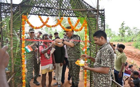 दुर्गम जाटलूर में विकास की नई मिसाल, आईटीबीपी ने बनाया 250 फीट लंबा सस्पेंशन ब्रिज