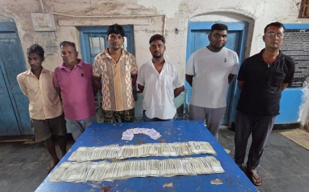 आरंग में जुआ खेलते 6 आरोपी गिरफ्तार, 1.92 लाख रुपये नकद जब्त