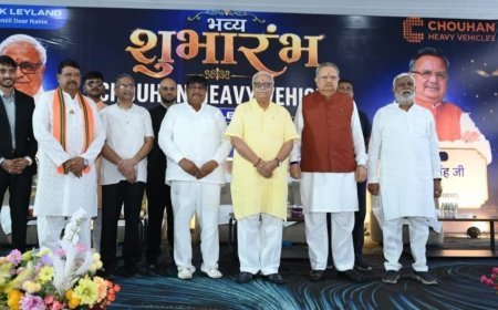 वरिष्ठ प्रचारक सुरेश भैयाजी जोशी ने किया अशोक लीलैंड सर्विस सेंटर का शुभारंभ