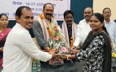 गांड़ा महासभा प्रतिभा सम्मान समारोह में किशोर महानंद और गोपाल सोना सम्मानित