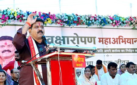 जन्मदिवस पर विजय शर्मा ने किया पौधारोपण, 50 सीटों के साथ इसी सत्र से शुरू होगा कवर्धा मेडिकल कॉलेज