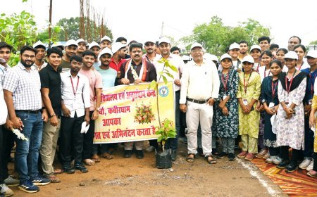 जन्मदिवस पर विजय शर्मा ने किया पौधारोपण, बोले- इसी सत्र से 50 सीटों के साथ शुरू होगा मेडिकल कॉलेज