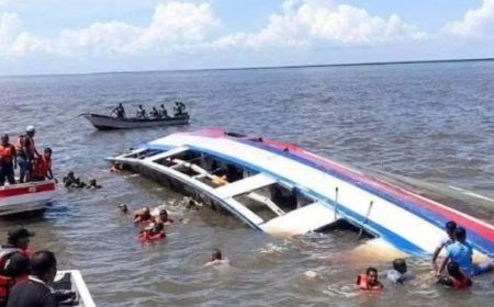 गुयाना में 116 लोगों से भरी यात्री नौका पलटी, 15 बच्चों समेत 67 लोगों को बचाया गया