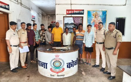 बिलासपुर के बिरकोना में जुआ फड़ पर पुलिस की बड़ी कार्रवाई, 9 आरोपी गिरफ्तार