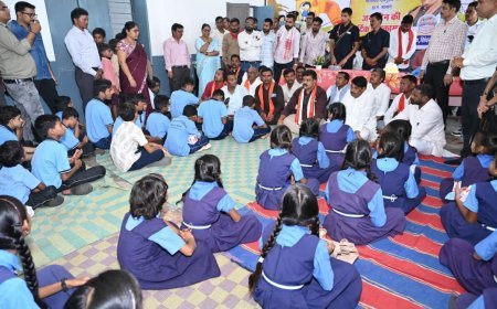 जन्मदिन पर विजय शर्मा ने मुखबधिर विद्यालय पहुंचकर बच्चों संग बांटी खुशियां