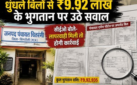 धुंधले बिलों से ₹9.92 लाख के भुगतान पर उठे सवाल, जांच के बाद कार्रवाई की बात