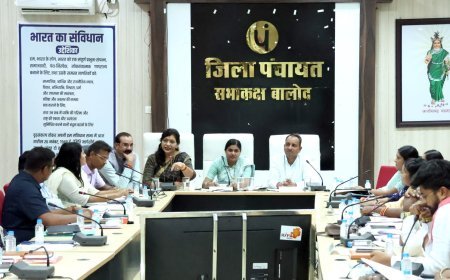 बालोद जिला पंचायत की सामान्य सभा बैठक संपन्न, विकास कार्यों और विभागीय योजनाओं की हुई समीक्षा