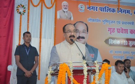कोरबा को 73 करोड़ से अधिक के विकास कार्यों की सौगात, अरुण साव बोले- सत्ता शासन के लिए नहीं, सेवा के लिए