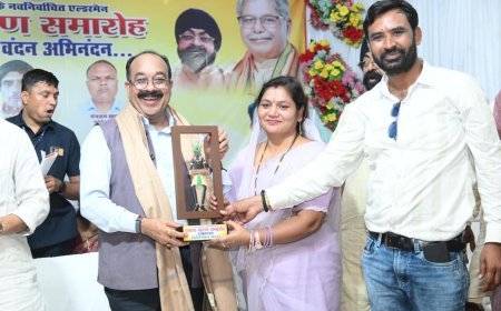 पथरिया में एल्डरमैनों का शपथ ग्रहण, उप मुख्यमंत्री अरुण साव ने 3.16 करोड़ रुपए के विकास कार्यों की घोषणा की