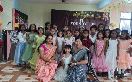 आर्यन वर्ल्ड स्कूल ने मनाया 14वां स्थापना दिवस, सांस्कृतिक प्रस्तुतियों से विद्यार्थियों ने बांधा समां