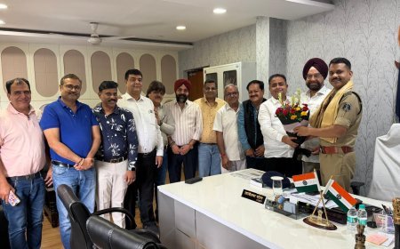छत्तीसगढ़ चेम्बर प्रतिनिधिमंडल ने पुलिस अधिकारियों से की सौजन्य मुलाकात, व्यापारिक सुरक्षा और कानून व्यवस्था पर हुई चर्चा