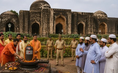 मालदा की अदीना मस्जिद के बाहर शिवलिंग स्थापना की घोषणा से विवाद, प्रशासन ने बढ़ाई निगरानी