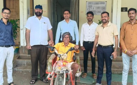 दिव्यांग समझराम साहू को मिली बैटरी चलित मोटराइज्ड ट्रायसायकल, आत्मनिर्भर जीवन की ओर बढ़ा एक और कदम