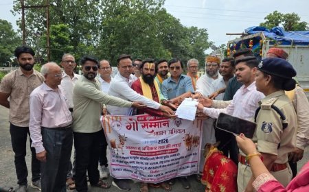 जीपीएम में गौ सम्मान आवाहन अभियान का द्वितीय चरण संपन्न, 1.40 लाख हस्ताक्षरों वाला ज्ञापन राष्ट्रपति-प्रधानमंत्री के नाम सौंपा