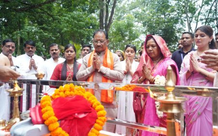 मुख्यमंत्री श्री विष्णुदेव साय ने भोरमदेव धाम में की पूजा-अर्चना, प्रदेश की सुख-समृद्धि के लिए की मंगलकामना
