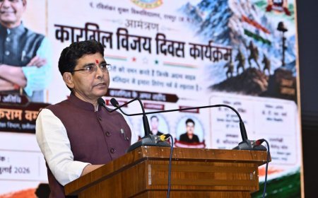 कारगिल के वीरों का बलिदान सदैव प्रेरणास्रोत, विकसित भारत के निर्माण में युवाओं की भूमिका अहम : टंक राम वर्मा