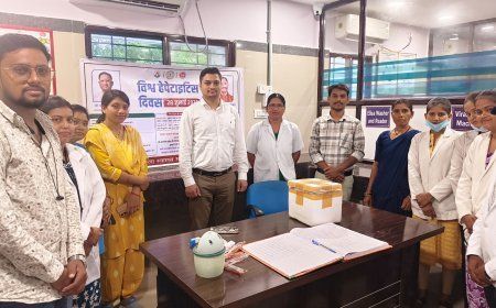 विश्व हेपेटाइटिस दिवस पर बेमेतरा में जागरूकता अभियान, समय पर जांच और टीकाकरण से संक्रमण की रोकथाम पर जोर