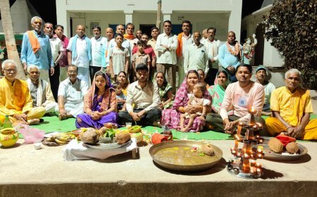 गुरु पूर्णिमा पर महामाई धाम फरसियां में भव्य महानदी आरती, संरक्षण का लिया संकल्प