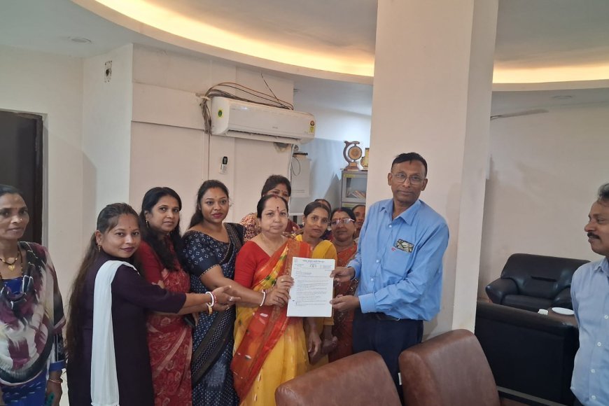 स्थानीय रोजगार और सुविधाओं की मांग को लेकर कांग्रेस ने AM/NS प्रबंधन को सौंपा ज्ञापन