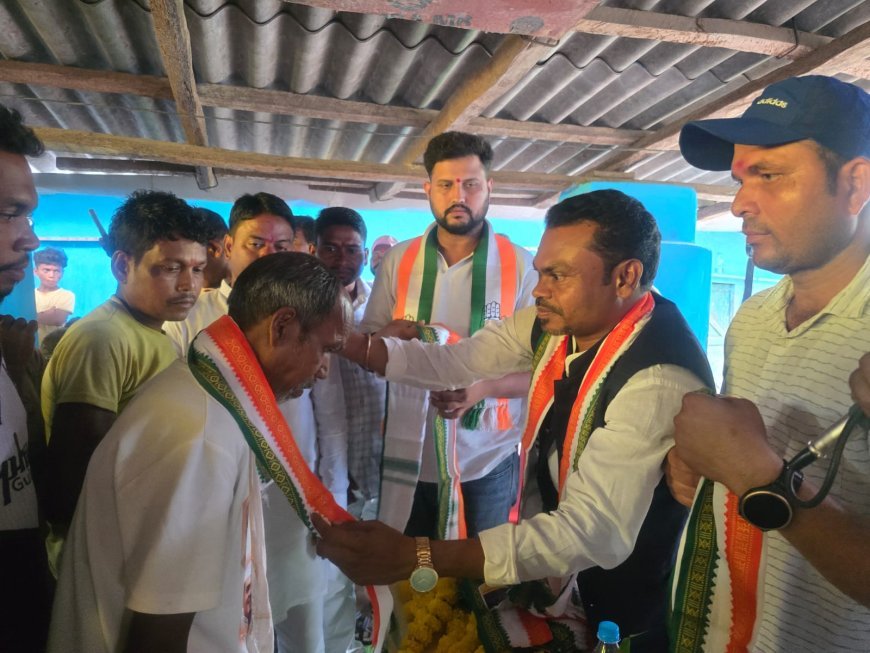 सुकमा में कांग्रेस को बड़ी मजबूती, सीपीआई के 114 ग्रामीण कांग्रेस में शामिल