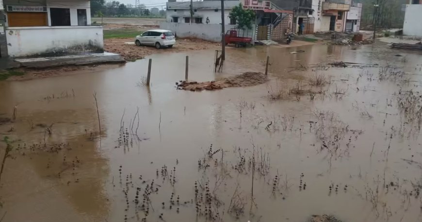 पहली ही मूसलाधार बारिश में डोंगरगढ़ जलमग्न, केदारबाड़ी सहित कई इलाकों में घरों में घुसा पानी