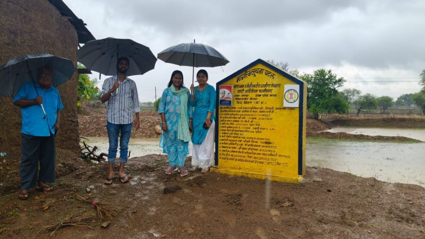 बेमेतरा में डबरियों का निरीक्षण, जल संरक्षण और ग्रामीण आजीविका को मिलेगा नया बल