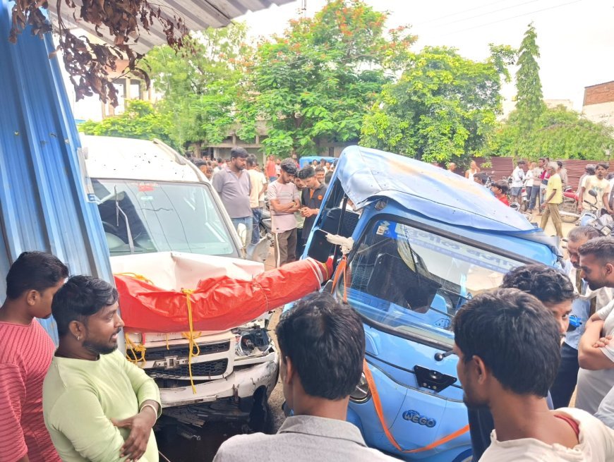 सौसर बस स्टैंड पर तेज रफ्तार टवेरा का कहर, कई लोगों को रौंदते हुए दुकानों में घुसी