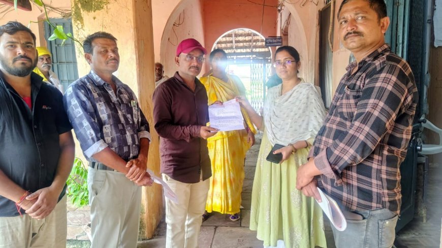 ग्रीष्मकालीन मूंग-उड़द खरीदी की समस्याओं को लेकर भारतीय किसान संघ ने सौंपा ज्ञापन