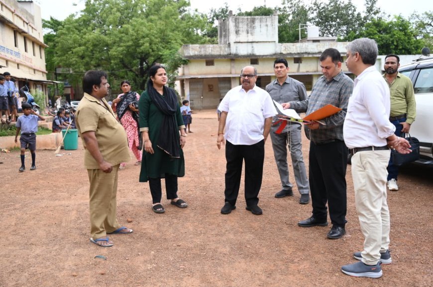 पीएम श्री विद्यालय पहुंचे विधायक पुरन्दर मिश्रा, शिक्षा व्यवस्था और सुविधाओं का लिया जायजा
