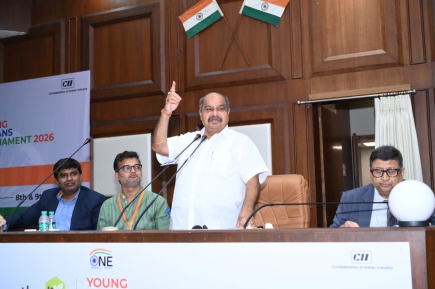 यंग इंडिया पार्लियामेंट 2026 में शामिल हुए विधायक पुरन्दर मिश्रा, बोले- जागरूक युवा ही विकसित भारत की पहचान