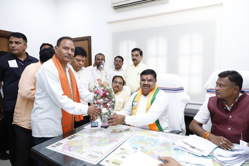 सहयोग केंद्र में शिक्षा मंत्री गजेंद्र यादव ने सुनी कार्यकर्ताओं की समस्याएं, 1500 से अधिक कार्यकर्ताओं से किया संवाद