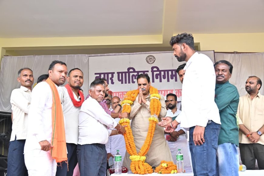 रायपुर पश्चिम के शहीद भगत सिंह वार्ड को 133.08 लाख की विकास सौगात, कई कार्यों का भूमिपूजन व लोकार्पण