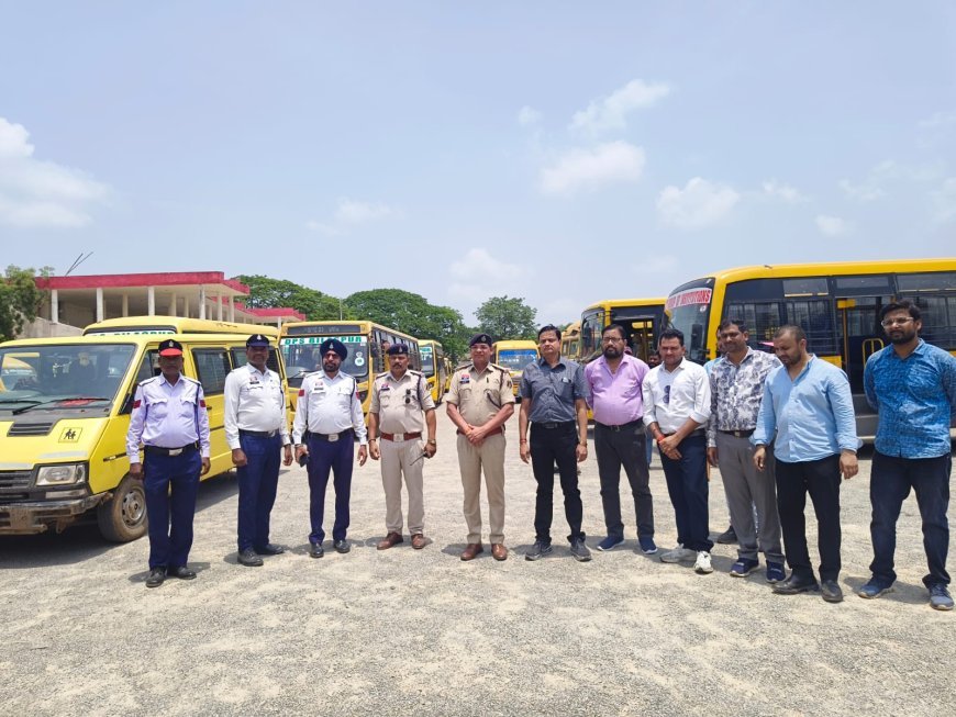 बिलासपुर में स्कूल बसों की सुरक्षा जांच, 200 से अधिक बसों का मैकेनिकल परीक्षण और चालकों का स्वास्थ्य परीक्षण