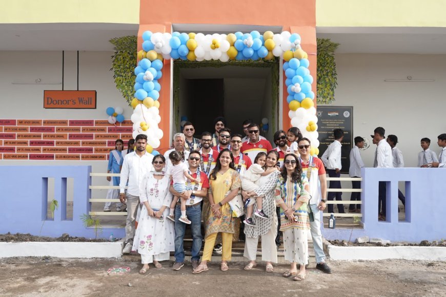 रायपुर राउंड टेबल 169 ने शासकीय स्कूल को दी छह नई कक्षाएं, सीएसआर सहयोग से बना 50 लाख का भवन