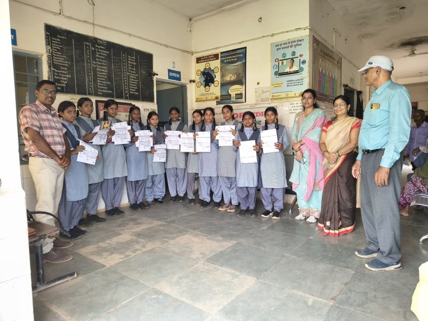 विशेष HPV टीकाकरण सप्ताह की शुरुआत, धमकी हाई स्कूल की 17 किशोरियों को लगा जीवनरक्षक टीका