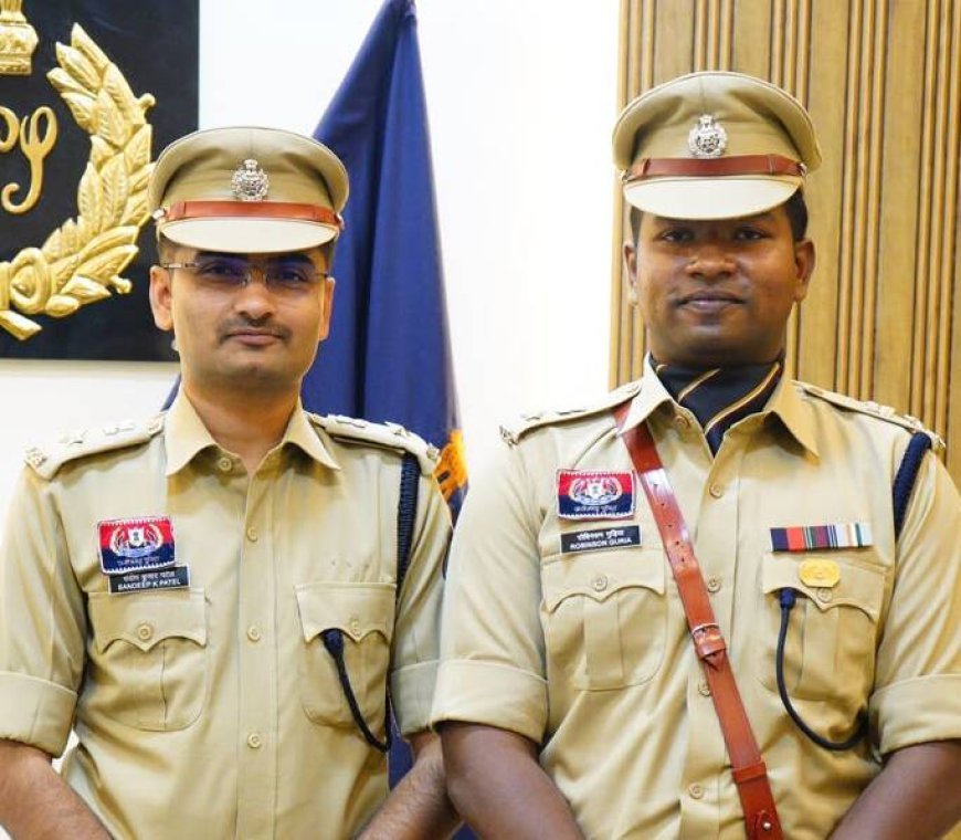 संदीप कुमार पटेल ने नारायणपुर के 24वें पुलिस अधीक्षक के रूप में संभाला कार्यभार