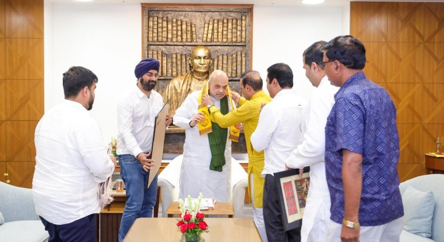 नई दिल्ली में अमित शाह से भाजपा सोशल मीडिया छत्तीसगढ़ टीम की मुलाकात, जनकल्याणकारी योजनाओं के प्रचार पर हुई चर्चा