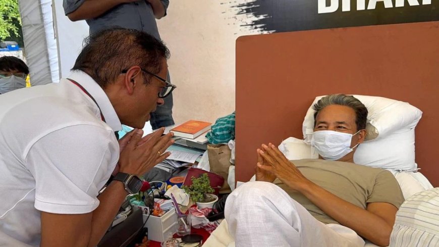दिल्ली में सोनम वांगचुक से मिले अमित जोगी, NEET मुद्दे पर आंदोलन को दिया समर्थन