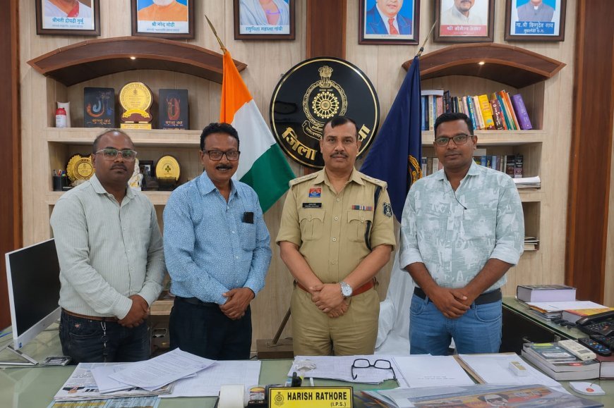 कोरिया के नए एसपी हरीश राठौर का सख्त संदेश, अपराध और नशे पर जीरो टॉलरेंस