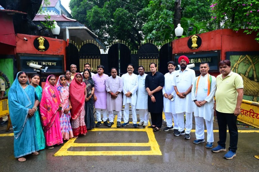 नकटी प्रकरण को लेकर राज्यपाल से मिला कांग्रेस प्रतिनिधिमंडल, न्यायिक जांच और पुनर्वास की उठाई मांग