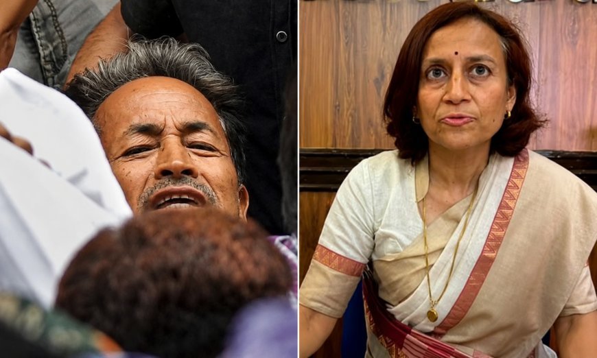 सोनम वांगचुक की पत्नी का अस्पताल को अल्टीमेटम, बोलीं- मेरी अनुमति के बिना पति को कुछ भी न दिया जाए