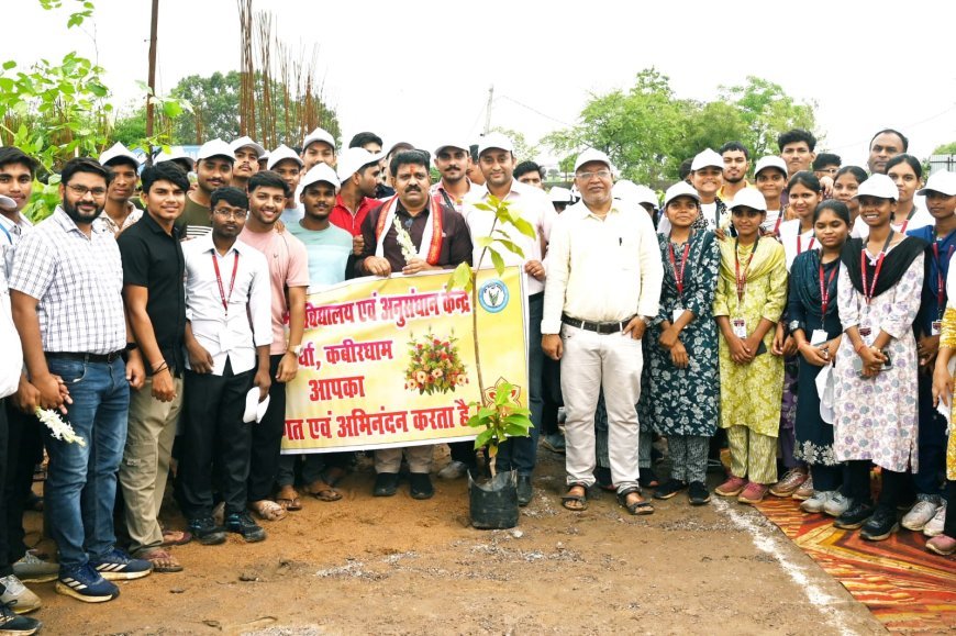 जन्मदिवस पर विजय शर्मा ने किया पौधारोपण, बोले- इसी सत्र से 50 सीटों के साथ शुरू होगा मेडिकल कॉलेज