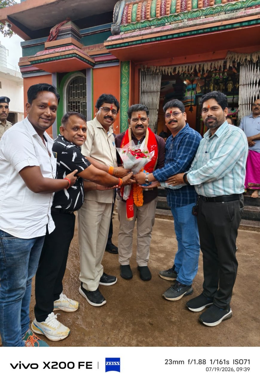 जन्मदिन पर उप मुख्यमंत्री विजय शर्मा से मिले महेश साहू, दी शुभकामनाएं और किया पौधारोपण