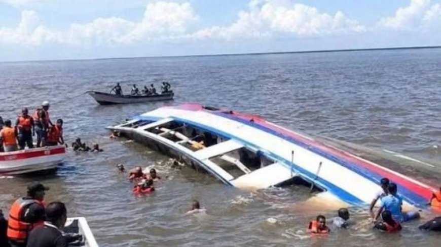 गुयाना में 116 लोगों से भरी यात्री नौका पलटी, 15 बच्चों समेत 67 लोगों को बचाया गया