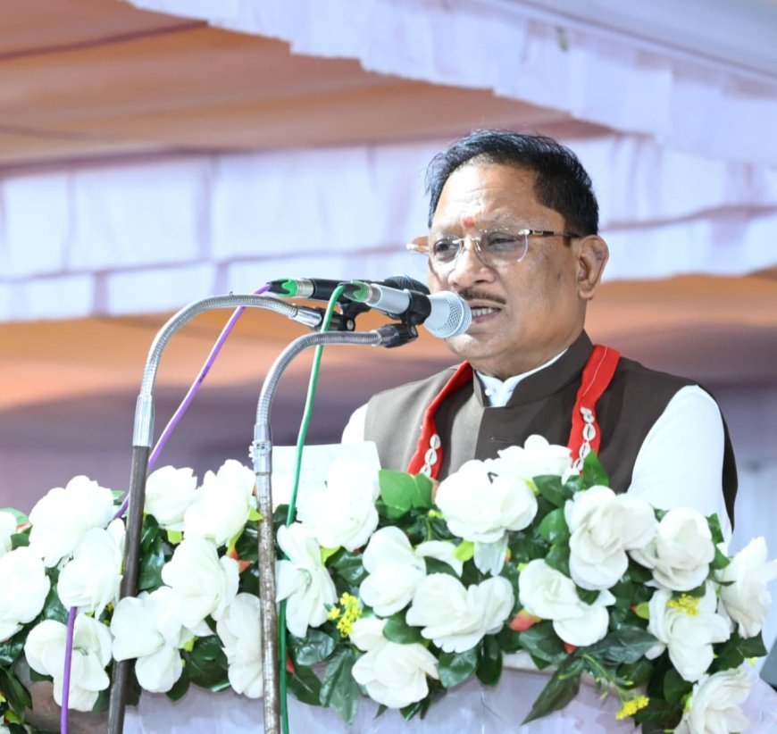 झेरिया यादव समाज सम्मेलन में पहुंचे मुख्यमंत्री, सामाजिक भवन का किया लोकार्पण, 15 लाख की घोषणा
